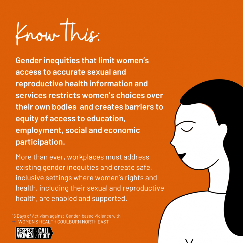 16 Days of Activism Enable and support women s health and rights