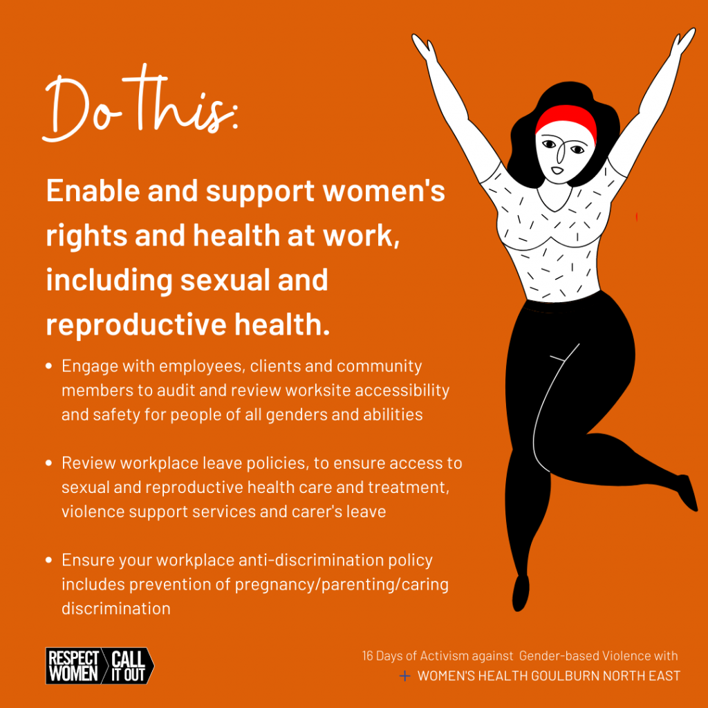 16 Days of Activism Enable and support women s health and rights